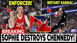 Sophie Cunningham HUMILIATES Chennedy Carter! Caitlin  Enforcer Takes OVER in Fever's Huge Win! 🔥🏀