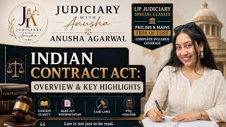 UP Judiciary Special | Indian Contract Act, 1872 | Lecture 1: Overview & Roadmap