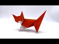 Origami cat  how to make an easy origami cat