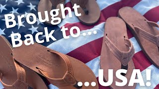 How Theyre Made Our Made In Usa Flip Flop Sandals Southern Polished