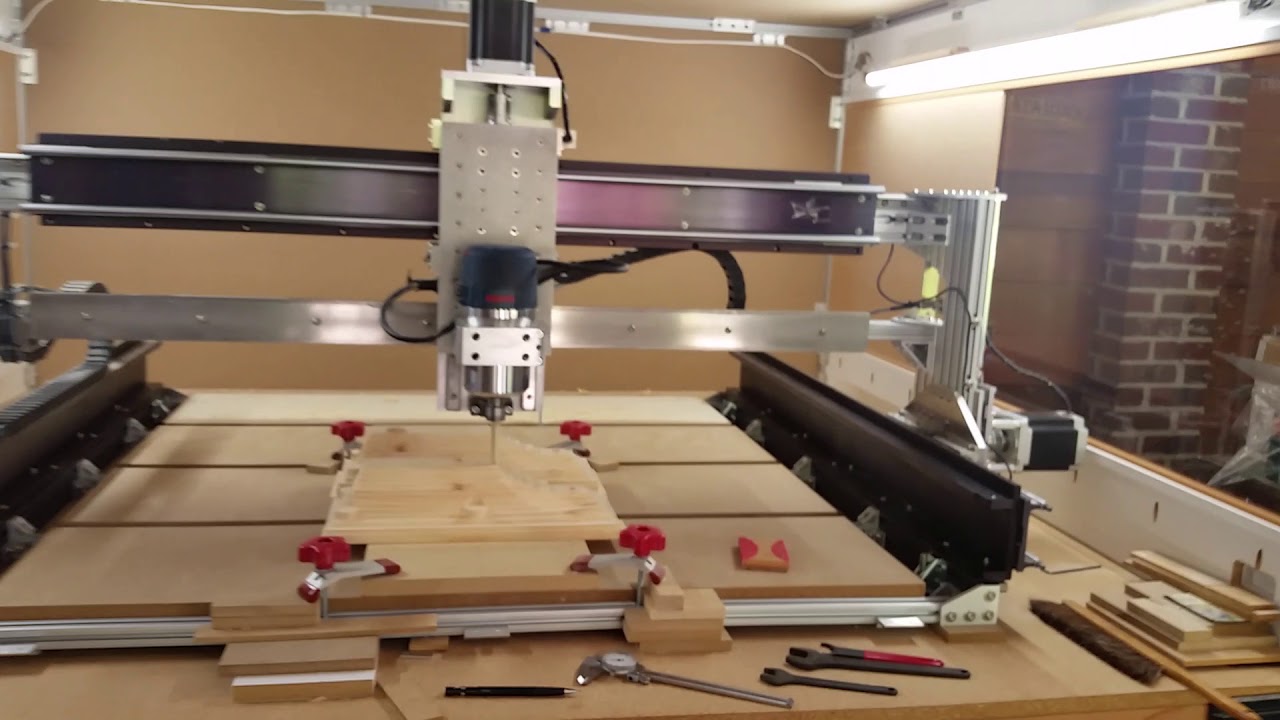 CNC Router - Finishing Path, part1 - YouTube