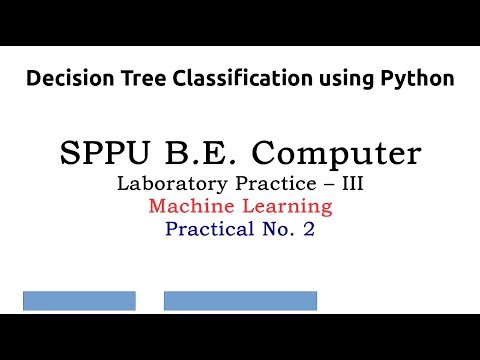 LP-III SPPU-BE-COMP Machine Learning - Assignment No.2 Decision Tree Classification