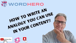 WordHero AI Can Generate An Analogy With Very Little Effort!!