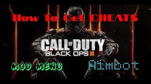 HOW TO GET BO3 CHEATS (Mod Menu)