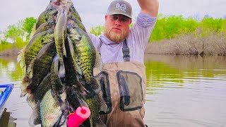 SPAWN CRAPPIE FISHING WITH A JIG BEFORE A SPRING COLD FRONT‼️ GOOD OR BAD⁉️