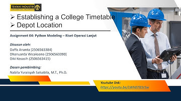 Assignment 04: Python Modeling – Riset Operasi Lanjut (Kelompok 14)
