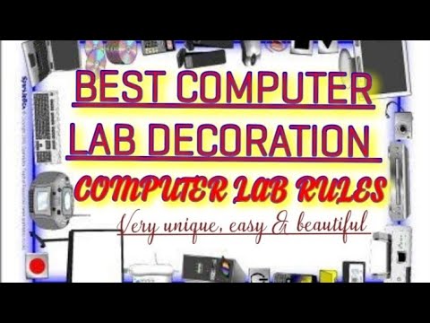 Display Chart for Computer Lab/best computer lab decoration / Rules of ...