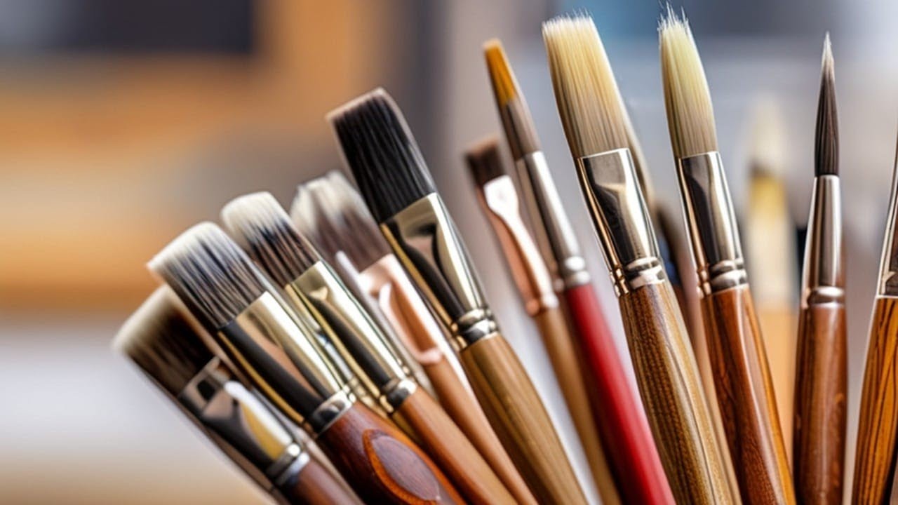 The mesmerizing art of crafting a paintbrush How to a make Painting