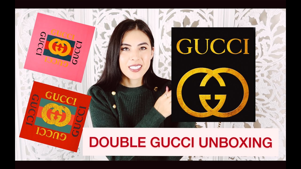 DOUBLE GUCCI BAG UNBOXING YouTube