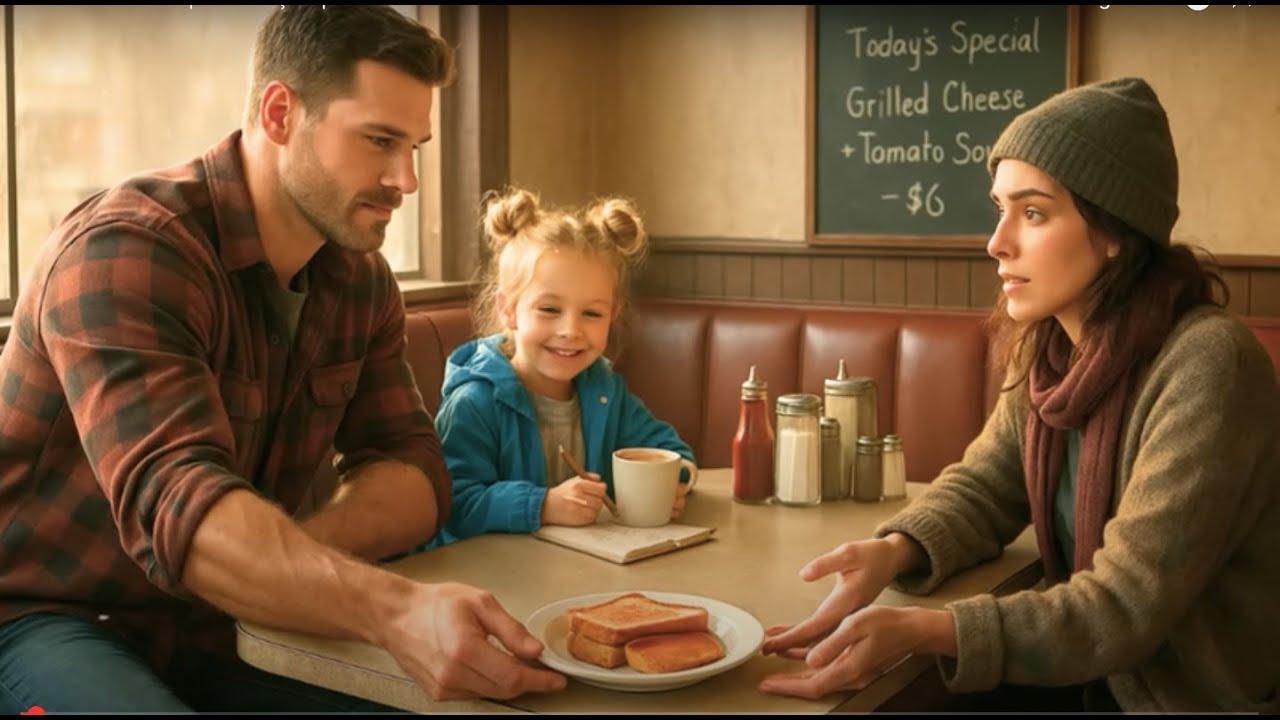 Alleenstaande vader koopt maaltijd voor kunstenares in nood - zij is een geheime erfgename op zoek..