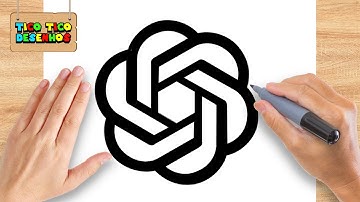 COMO DESENHAR A LOGO CHATGPT PASSO A PASSO