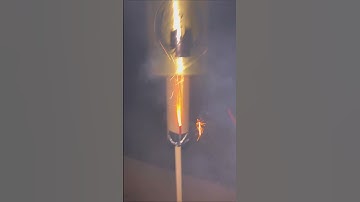 4”  Gold Top Strobe Rocket 🚀 Joshua Tree CA #shortsviral #pyroaddicts #stroberocket