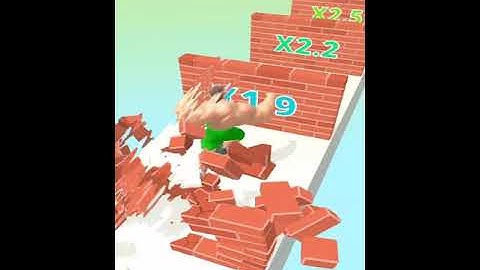 Amazing Muscle Rush Smash Running Game level #7 gameplay walkthrough #shorts