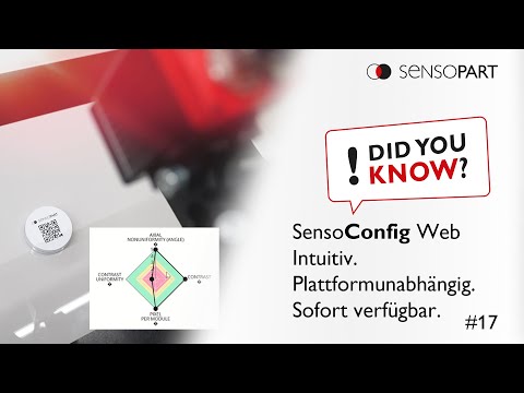 Did You Know #17 - SensoConfig Web - Intuitiv. Plattformunabhängig. Sofort verfügbar. - video from SensoPart