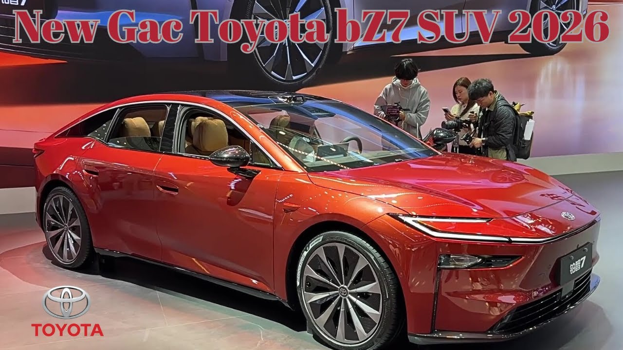 GAC Toyota bZ7 2026, двухкамерная пневматическая подвеска + приборная панель HarmonyOS + LiDAR