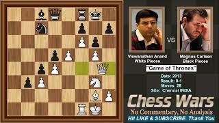 Magnus Carlsen VS Viswanathan Anand 2013 - Game of Thrones 