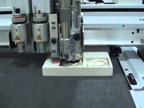 Zund G3 Cutter 3D routing 2in Precision Board - YouTube