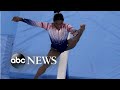 Simone Biles says she wasn’t expecting to medal after winning bronze on balance beam