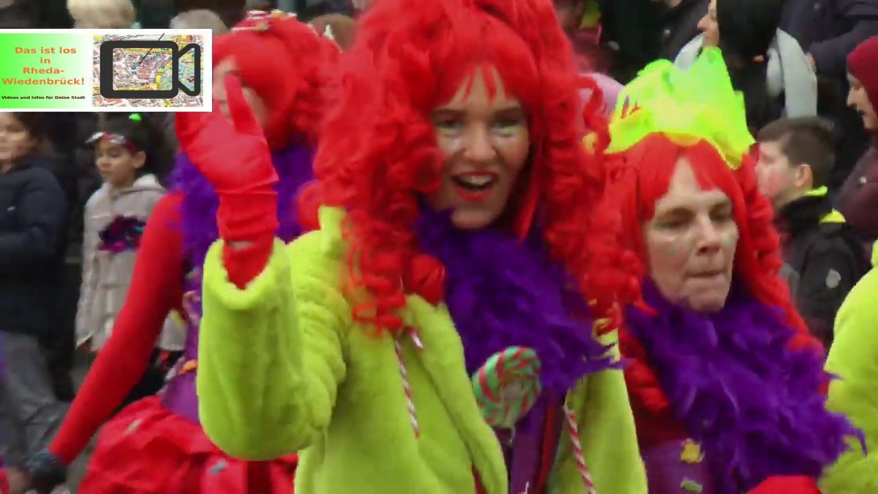 Karnevals Umzug - Rheda-Wiedenbrück 2020 - komplett