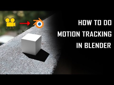 How to do motion tracking in blender using voodoo
