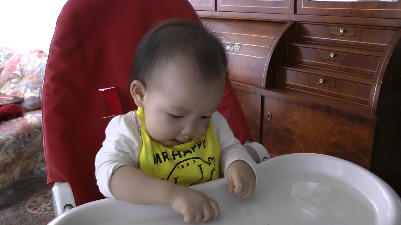 Baby Eating Baguette 2