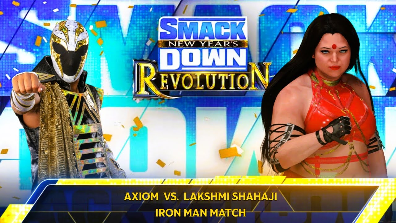 WWE LIVE MATCH : LAKSHMI SHAHAJI VS AXIOM | WWE RAW MATCH 40