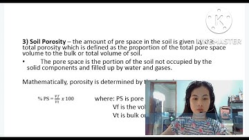 Chapter 3 Soil Physical Structures: Unit 7 Densities and Porosity