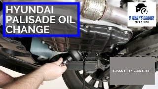 Hyundai Palisade 2020 Oil and Filter Change with Service Interval Reset - DIY