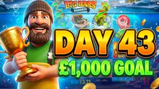 💥TURNING 10P INTO £1000 ON BIG BASS SLOTS💥DAY 43💥