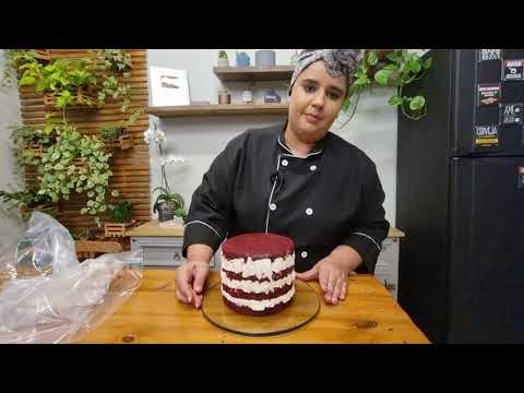 AULA 33: MONTAGEM DE BOLO COM GELÉIA E CREAM CHEESE