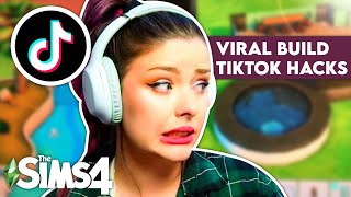 Download Lagu Building an Entire House Using Sims 4 Tiktok Build Hacks // Testing Viral Sims 4 Build Tiktok Hacks MP3