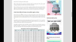Thang điểm TOEIC và cách quy đổi điểm TOEIC sang IELTS, TOEFL