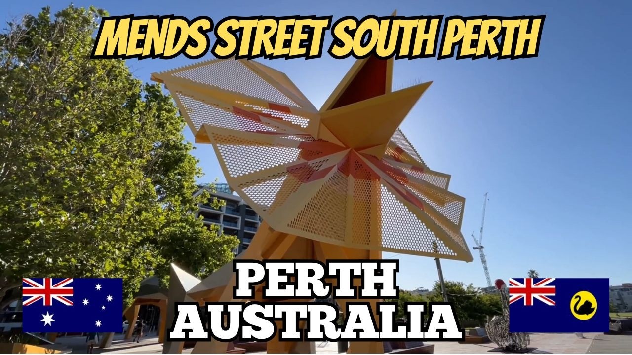 Exploring Perth Australia: City Walking Tour Along Mends Street South Perth 2025