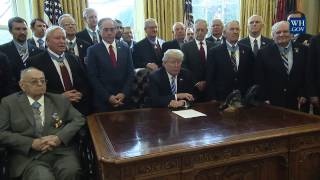 President Trump Participates in a Meeting with Medal of Honor Recipients