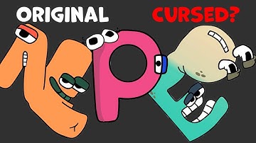 Cursed Alphabet Lore letters A-Z part5. Alphabet Lore Transform | around Alphabet Lore