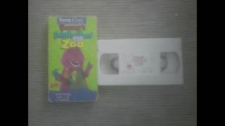Barney s Alphabet Zoo 1993 - 1994 VHS Microsoft Actimates Reprint Full True