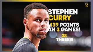 When Stephen Curry SCORED 139 POINTS IN 3 GAMES! ● 28 THREES! ● 2015\/16 ● 1080P 60 FPS