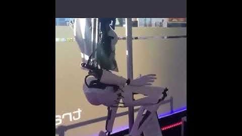 butt locomotion testing of humanoid robot #shorts
