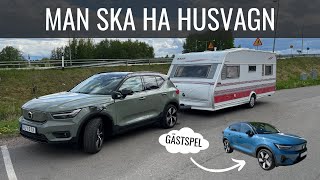 Husvagnstest med elbilen XC40 P6 (C40 Twin gästspelar) | Elbilsmagasinet screenshot 2