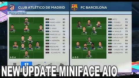 PES 2017 | NEW UPDATE MINIFACES | AIO | FULL HD