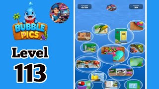Bubblepics pop jigsaw puzzle level 113 solution and walkthrough for guidance 