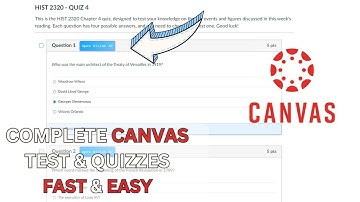 How to Cheat On Canvas Quizzes & Tests -  2025