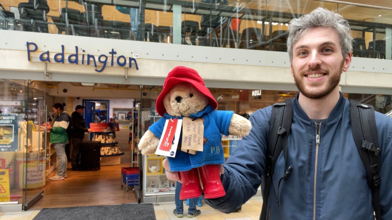 【イギリス英語vlog】パディントンのお店に行ってから、銅像と写真撮影してみた。