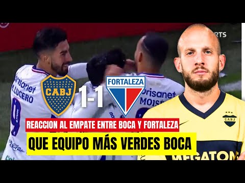 FORTALEZA 1 LE AMARGÓ LA FIESTA A BOCA 1,  QUE SAL - COPA SUDAMERICANA