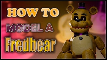 How to model a Plus Golden Freddy (Blender/FNAF) (Speed Modeling)