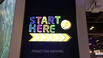 NEC Projection Mapping Demo at InfoComm 2019