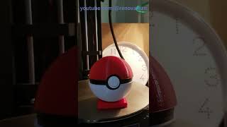 Pokeball 3 colors 3D printed mini project time lapse Full