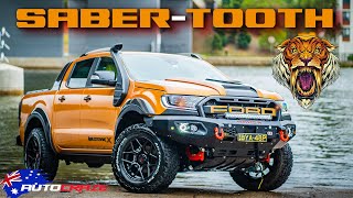 Crazy Saber-Tooth FORD RANGER - It Got EVERYTHING! // Ford Ranger Wheels, tyres & 4x4 accessories