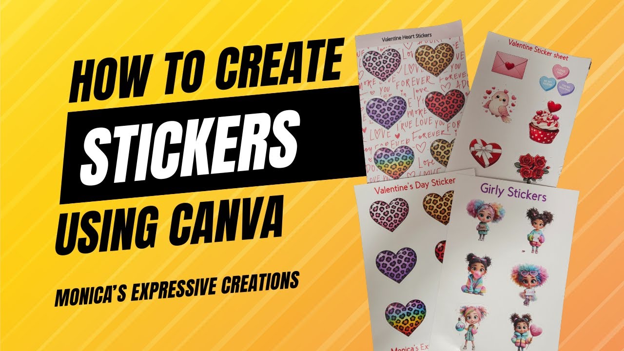 How to create sticker sheets - YouTube