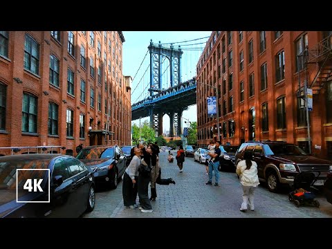 New York, United States | Morning in Brooklyn Bridge Park | Walking Tour 4K